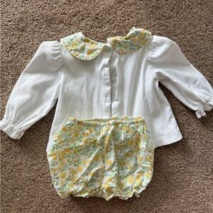Baby girl 18 months Lullaby Set smocked outfit